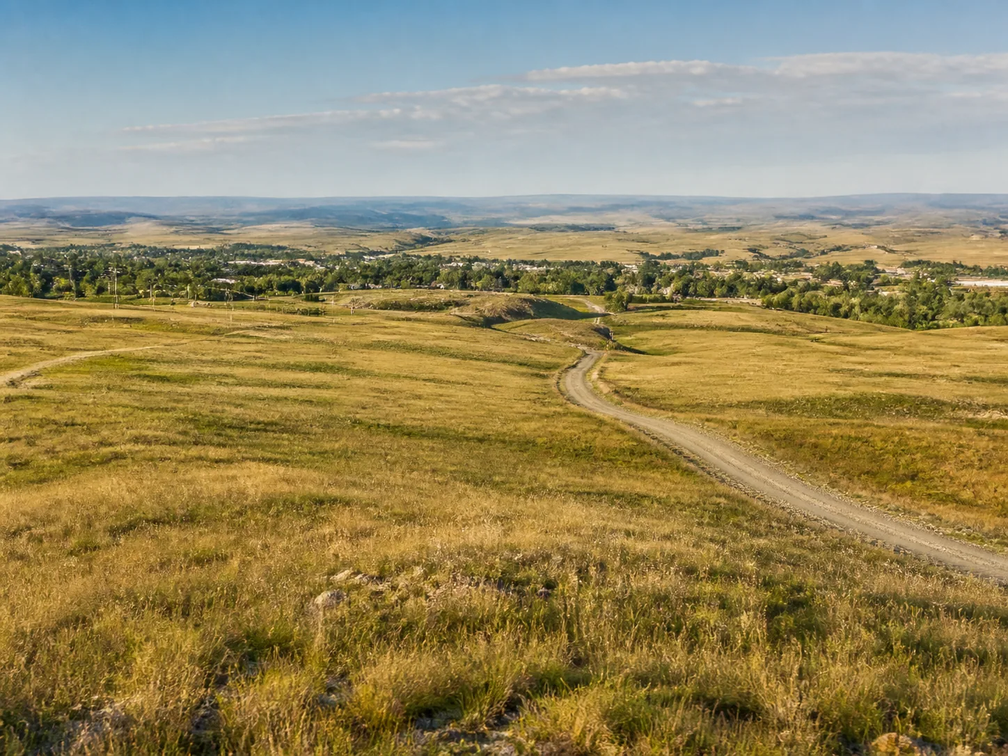 Open land with room to build